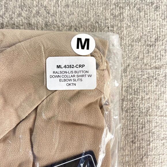 NWT‎ Michael Lauren Ralson L/S Button Down Collar Shirt W/ Elbow Slits Size M - Picture 3 of 11